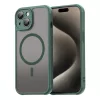  iPhone 15 Zöld Techsuit HaloFrost II MagSafe tok