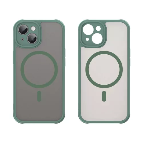  iPhone 15 Zöld Techsuit HaloFrost II MagSafe tok-5949419297241 2 kép