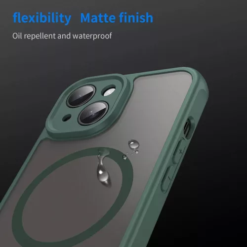  iPhone 15 Zöld Techsuit HaloFrost II MagSafe tok-5949419297241 6 kép
