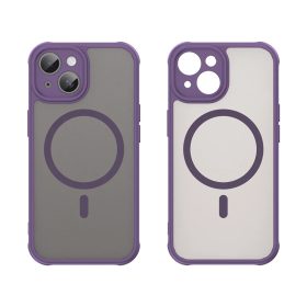 Techsuit - HaloFrost II MagSafe - iPhone 15 - Lila tok-5949419297227 2 kép