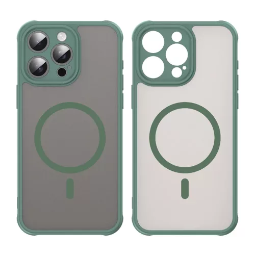  iPhone 15 Pro Zöld Techsuit HaloFrost II MagSafe tok-5949419297203 2 kép