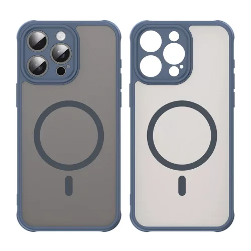  Apple iPhone 15 Pro Tengerészkék Techsuit HaloFrost II MagSafe tok-5949419297197 2 kép