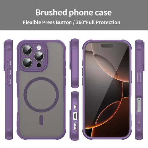  Techsuit - HaloFrost II MagSafe - iPhone 16 Pro - Lila tok-5949419296947 3 kép