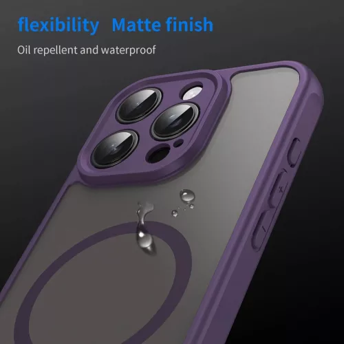  Techsuit - HaloFrost II MagSafe - iPhone 16 Pro - Lila tok-5949419296947 6 kép