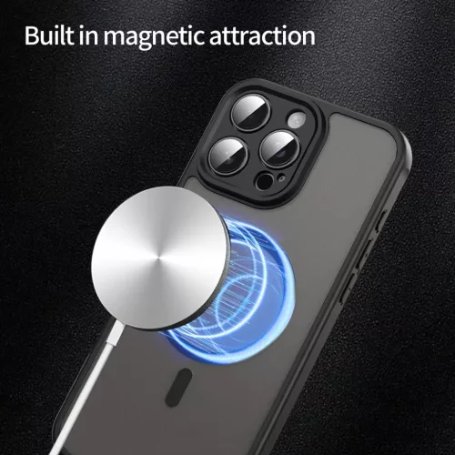  Techsuit - HaloFrost II MagSafe - iPhone 16 Pro Max - Fekete tok-5949419296930 5 kép