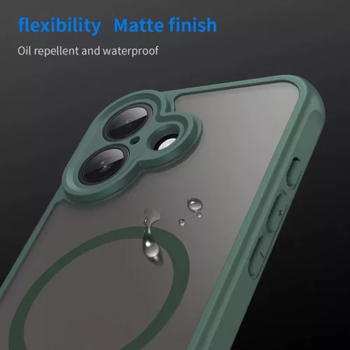  iPhone 17 Techsuit HaloFrost II MagSafe Zöld tok-5949419296886 8 kép