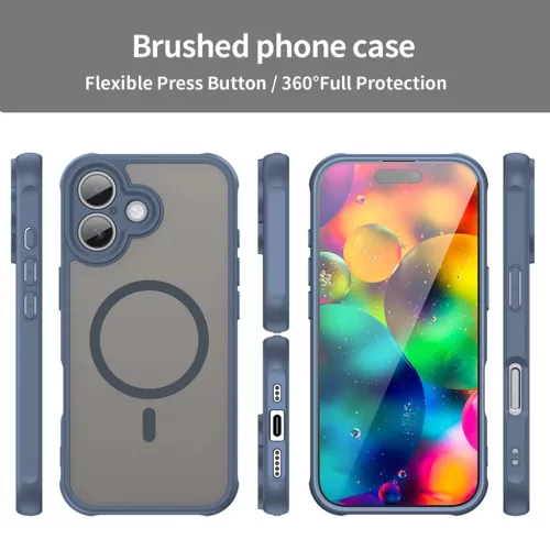  iPhone 17 Tengerészkék Techsuit - HaloFrost II MagSafe tok-5949419296879 3 kép