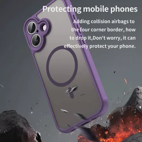  iPhone 17 Lila Techsuit - HaloFrost II MagSafe tok-5949419296862 5 kép