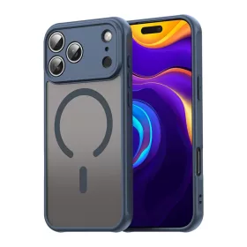    iPhone 17 Pro Max Techsuit - HaloFrost II MagSafe Tengerészkék tok
