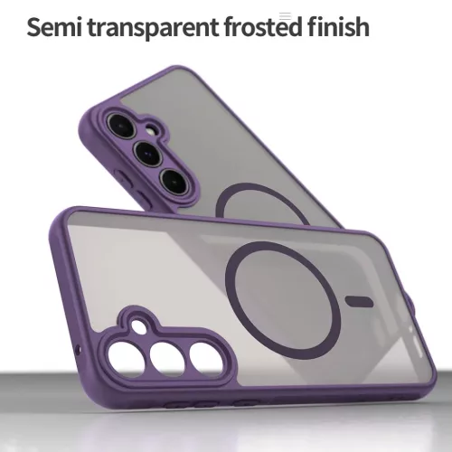  Techsuit - HaloFrost II MagSafe - Samsung Galaxy A55 5G - Lila tok-5949419296541 3 kép