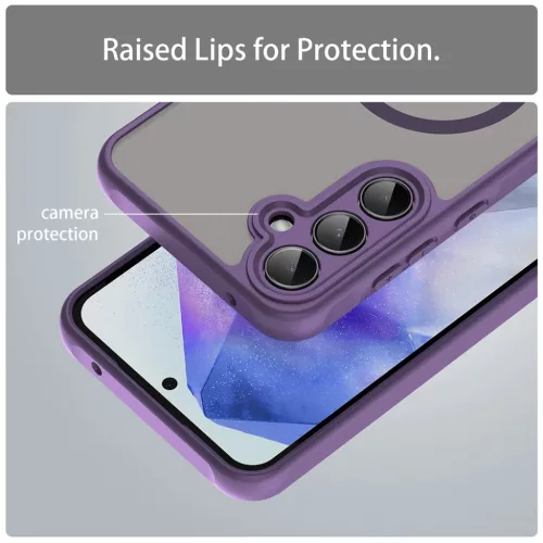  Techsuit - HaloFrost II MagSafe - Samsung Galaxy A55 5G - Lila tok-5949419296541 5 kép