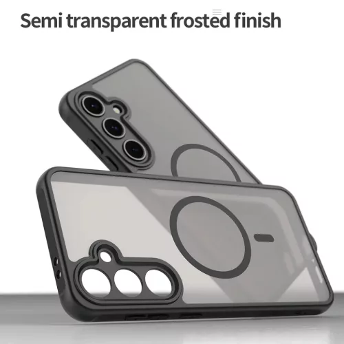  Techsuit - HaloFrost II MagSafe - Samsung Galaxy S24 FE - Fekete tok-5949419296534 7 kép