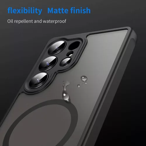  Samsung Galaxy S25 Ultra Fekete Techsuit - HaloFrost II MagSafe tok-5949419296374 8 kép