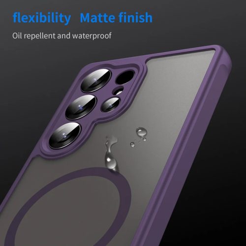  Samsung Galaxy S25 Ultra Lila Techsuit - HaloFrost II MagSafe tok-5949419296343 8 kép