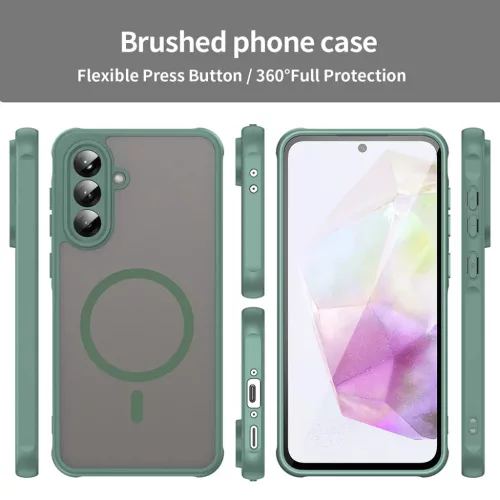  Techsuit - HaloFrost II MagSafe - Samsung Galaxy A36 5G - Zöld tok-5949419296329 4 kép