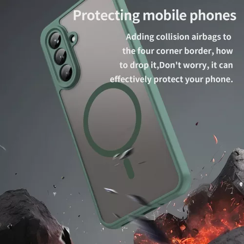  Techsuit - HaloFrost II MagSafe - Samsung Galaxy A26 5G - Zöld tok-5949419296282 5 kép