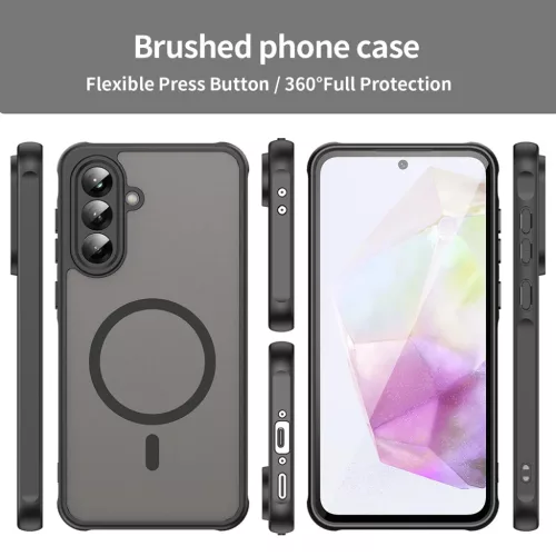  Samsung Galaxy A56 5G Fekete Techsuit - HaloFrost II MagSafe tok-5949419296251 3 kép