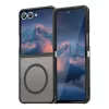  Samsung Galaxy Z Flip7 fekete Techsuit HaloFrost II MagSafe tok