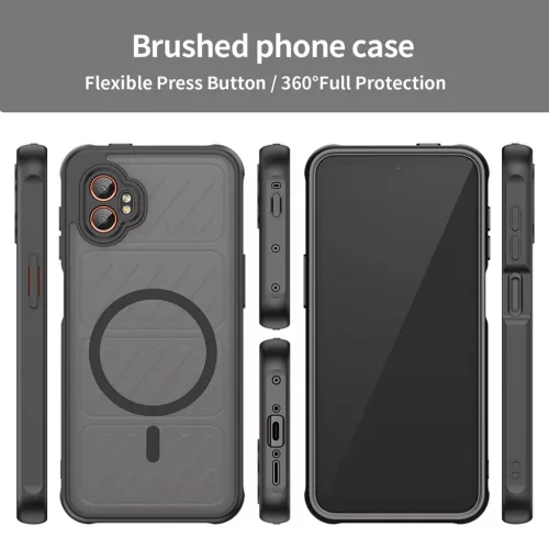  Techsuit - HaloFrost II MagSafe - Samsung Galaxy Xcover7 Pro - Fekete-5949419296091 3 kép