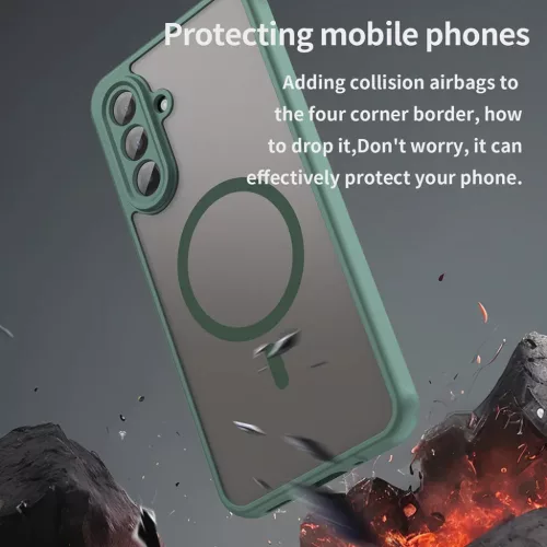 Samsung Galaxy A17 5G Techsuit - HaloFrost II MagSafe - Green tok-5949419296046 8 kép