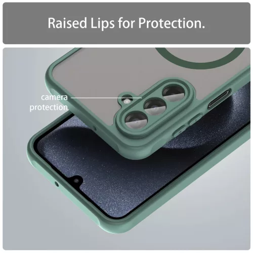 Samsung Galaxy A17 5G Techsuit - HaloFrost II MagSafe - Green tok-5949419296046 9 kép