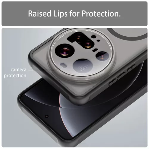  Techsuit - HaloFrost II MagSafe - Xiaomi 15 Ultra - Fekete tok-5949419296015 7 kép