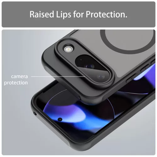  Techsuit - HaloFrost II MagSafe - Google Pixel 9 - Fekete tok-5949419295971 7 kép