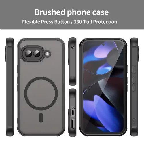  Techsuit - HaloFrost II MagSafe - Google Pixel 9a - Fekete tok-5949419295858 3 kép