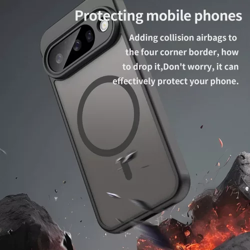 Techsuit - HaloFrost II MagSafe telefontok - Google Pixel 10 - Fekete -5949419295810 4 kép