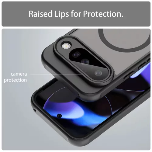 Techsuit - HaloFrost II MagSafe telefontok - Google Pixel 10 - Fekete -5949419295810 5 kép