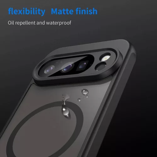 Techsuit HaloFrost II MagSafe tok - Google Pixel 10 Pro - Fekete-5949419295773 4 kép