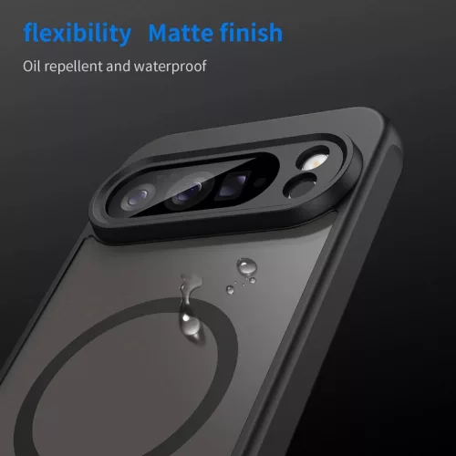 Google Pixel 10 Pro XL Mágneses Tok - Techsuit HaloFrost II - Fekete -5949419295735 6 kép