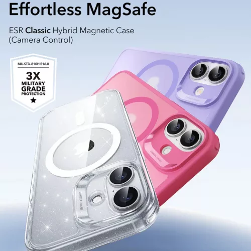  iPhone 17 Tiszta Csillogás ESR Klasszikus Hibrid HaloLock tok-4894240289358 3 kép