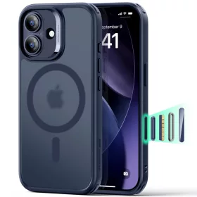  iPhone 17 Matt Kék ESR Klasszikus Hibrid HaloLock tok