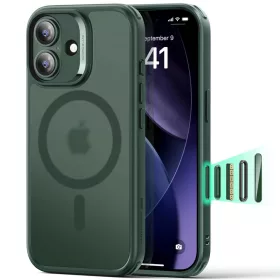 iPhone 17 Rózsamintázatú Zöld ESR - Classic Hybrid HaloLock tok-4894240289372 1 kép