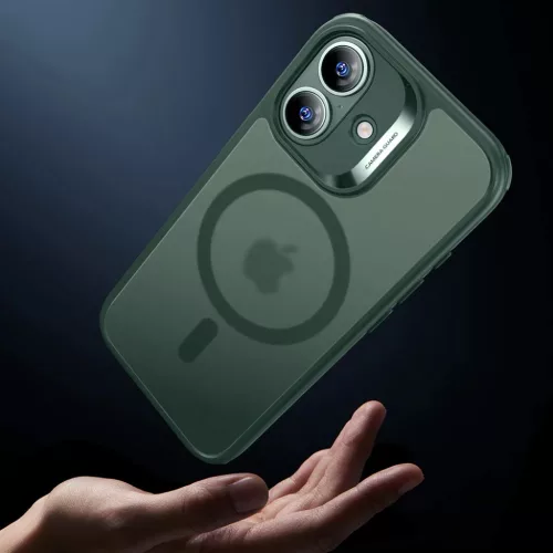 iPhone 17 Rózsamintázatú Zöld ESR - Classic Hybrid HaloLock tok-4894240289372 6 kép
