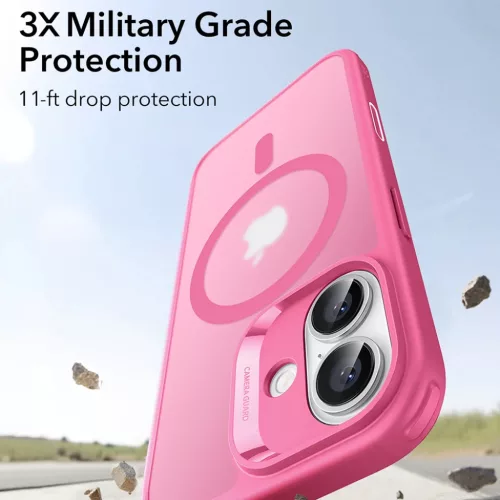  Apple iPhone 17 Matt Rózsaszín ESR Klasszikus Hibrid HaloLock tok-4894240288191 5 kép