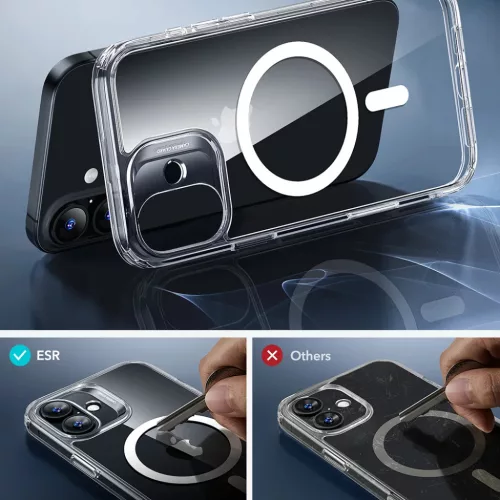  iPhone 17 Átlátszó ESR Klasszikus Hybrid HaloLock tok-4894240282939 7 kép