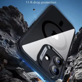  iPhone 17 Átlátszó Fekete ESR Klasszikus Hibrid HaloLock tok-4894240282953 2 kép