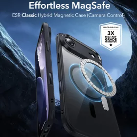  iPhone 17 Air Átlátszó Fekete ESR Klasszikus Hibrid HaloLock tok-4894240282991 2 kép