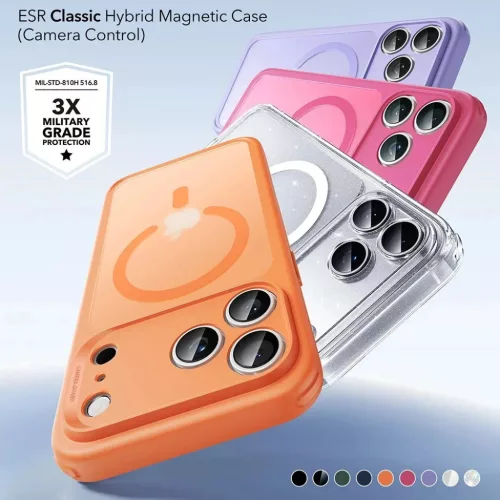 iPhone 17 Pro Tiszta Csillám ESR - Classic Hybrid HaloLock tok-4894240289310 2 kép
