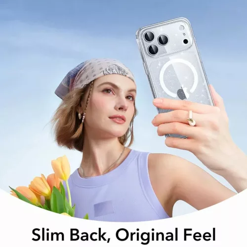iPhone 17 Pro Tiszta Csillám ESR - Classic Hybrid HaloLock tok-4894240289310 6 kép