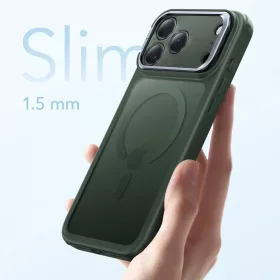   iPhone 17 Pro Max - ESR Classic Hybrid HaloLock - Matt Zöld tok