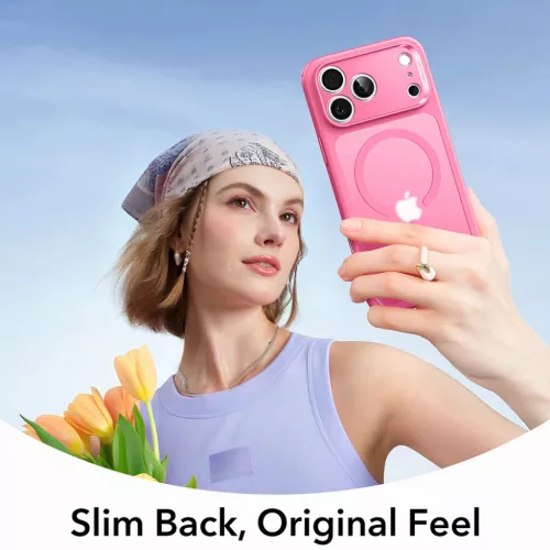  iPhone 17 Pro Max Matt Rózsaszín ESR Klasszikus Hibrid HaloLock tok-4894240288276 2 kép
