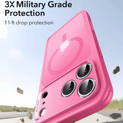  iPhone 17 Pro Max Matt Rózsaszín ESR Klasszikus Hibrid HaloLock tok-4894240288276 3 kép