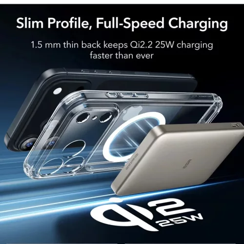 iPhone 17 Pro Max Clear ESR Classic Hybrid HaloLock tok-4894240283196 5 kép