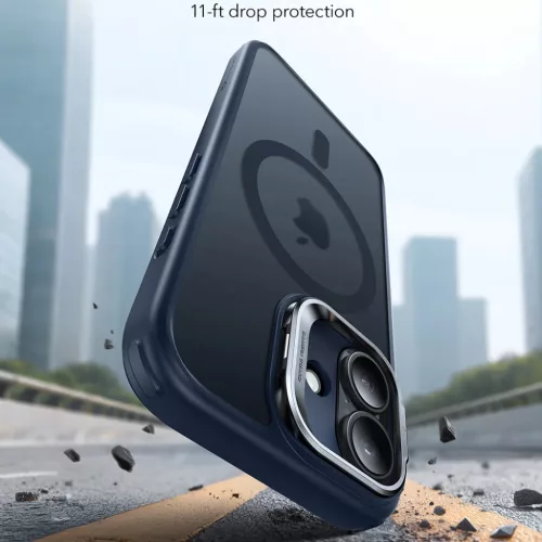  iPhone 17 Matt Kék ESR Klasszikus Hibrid HaloLock Kitámasztó tok-4894240288412 3 kép