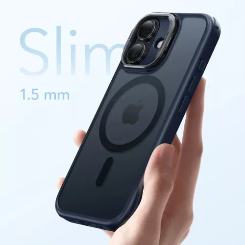  iPhone 17 Matt Kék ESR Klasszikus Hibrid HaloLock Kitámasztó tok-4894240288412 6 kép