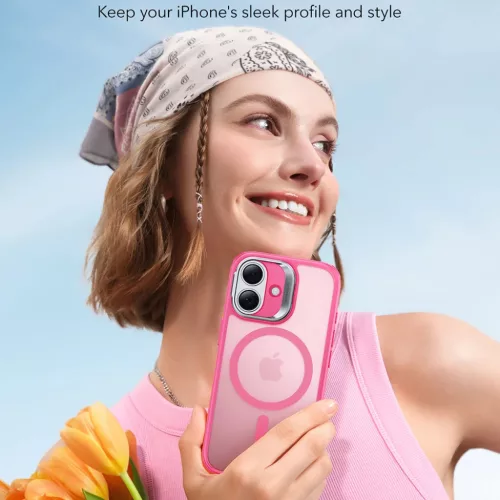  iPhone 17 Matt Rózsaszín ESR Klasszikus Hibrid HaloLock Kitámaszt�-4894240288436 7 kép