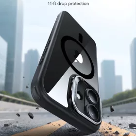  iPhone 17 Átlátszó Fekete ESR Klasszikus Hibrid HaloLock Kitámasz-4894240283073 2 kép